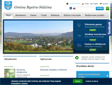 Tablet Screenshot of bystra-sidzina.pl